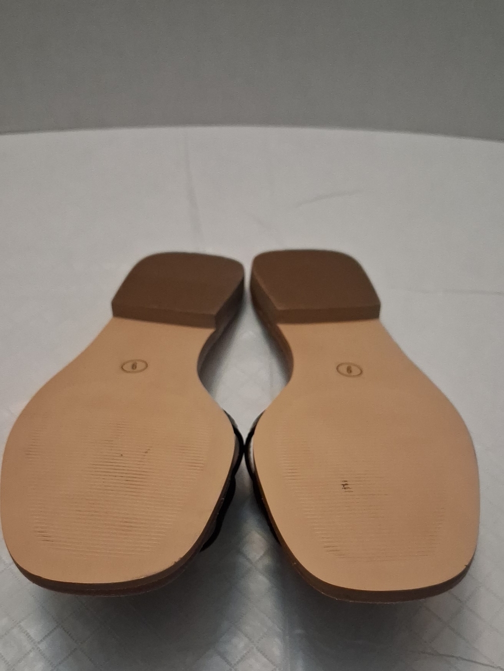 Steve Madden Hazel Size 9 Women's Black Leather Upper Double-Strap Slide/sandals - Picture 13 of 17